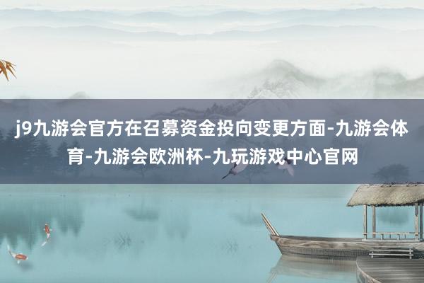 j9九游会官方在召募资金投向变更方面-九游会体育-九游会欧洲杯-九玩游戏中心官网